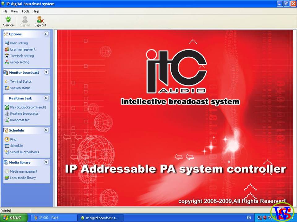 IP Network Audio Software T-6700R